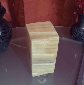 Lampara de Marmol forma cuadrada ¡hermosa!, $ 450.00