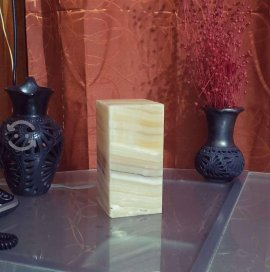 Lampara de Marmol forma cuadrada ¡hermosa!, $ 450.00
